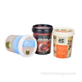 custom IML pp plastic ice cream cups